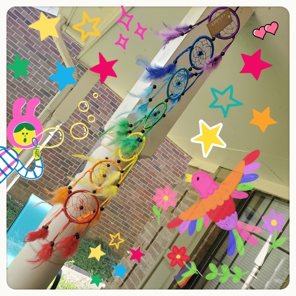 Island Dogs Other - NWT Rainbow Dreamcatcher Decor